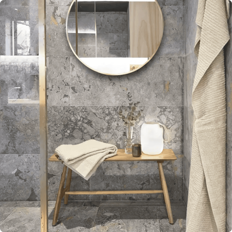 Villa Collection Bænk 90 x 28 x 45 cm i naturolieret FSC certificeret egetræ, Bodo